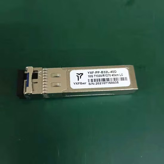 SFP+ Fiber Transceiver 10g 1330/1270nm Bidi SFP Modular Data Plug 40km