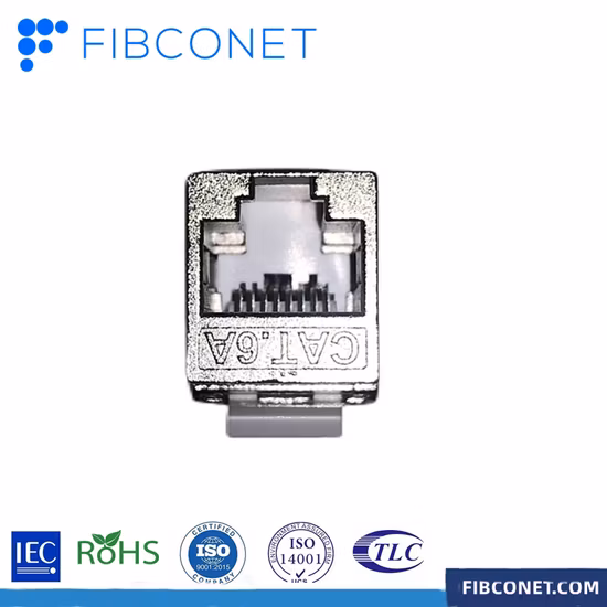 STP FTP RJ45 Cat. 8 Connector Toolless Modular Plug