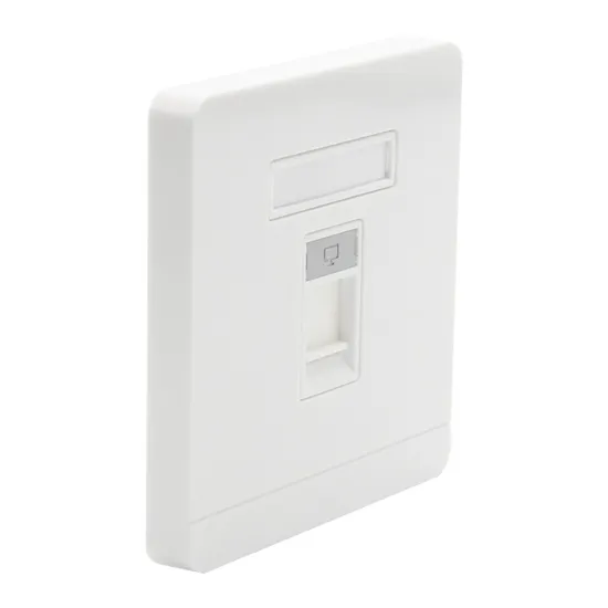 Faceplate, 86*86mm 2 Port ABS UL94V-0